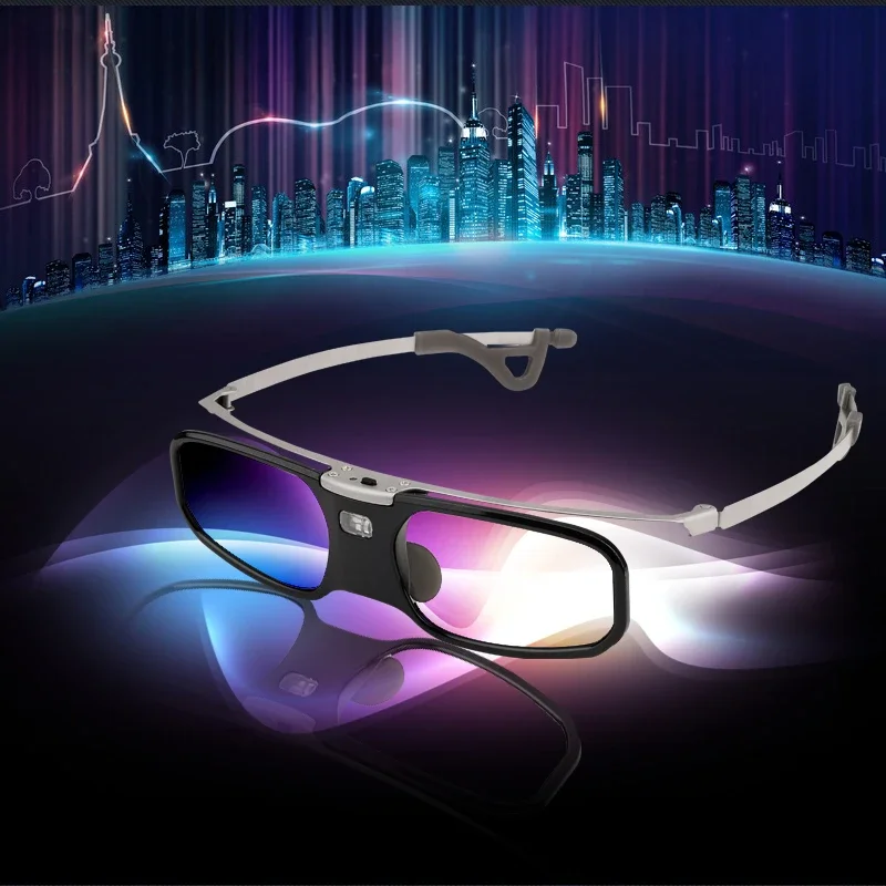 Clip-on XGIMI Z4X Nut G1 BenQ Ai Luowei Otogram DLP Projector Active Shutter 3D Glasses
