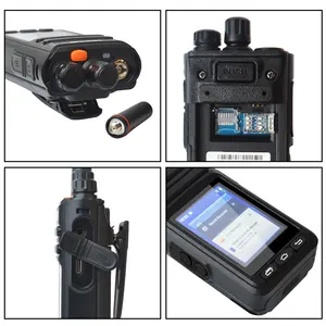 HIROYASU-Walkie Talkie com Tela Sensível Ao Toque, Chamada Telefônica, GPS, Gravação de Voz, Wi-Fi, 2G, 3G, 4G, LTE, Zello, POC, FM, 2GB, 16GB, 2,4 12 principais vendas radio portátil wifi - №3