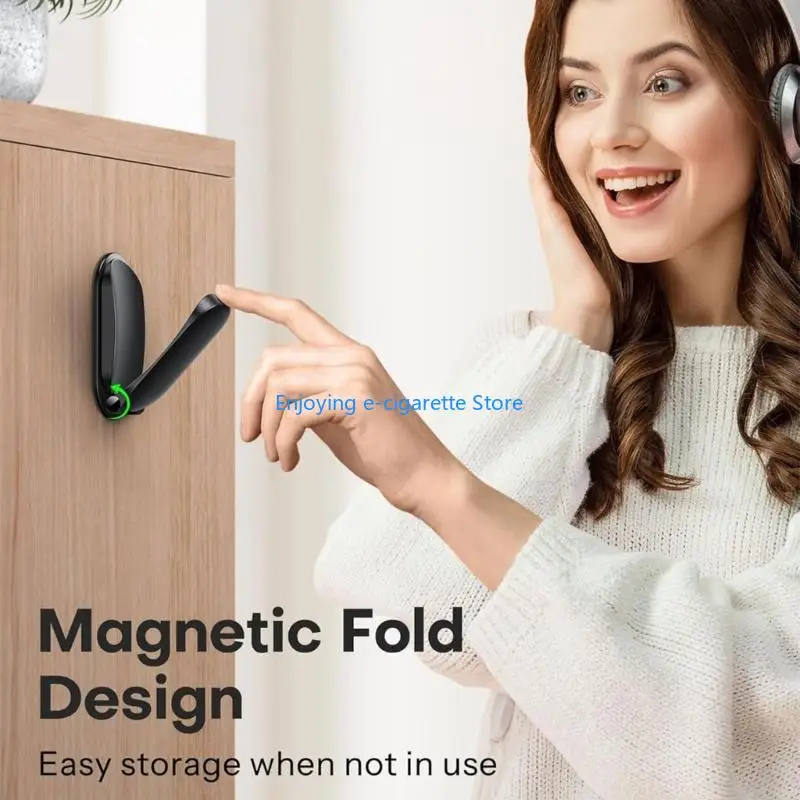 Universals selbstklebender Over-Ear-Kopfhörerhalter für Desktop-Aufbewahrung und aufgeräumte Arbeitsplätze Y4QF – Detail 5
