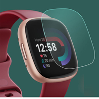 5pcs Soft TPU Clear Protective Film For Fitbit Versa 4/3/Sense 2 Smart Watch Versa4 Versa3 Sense2 Screen Protector Full Cover