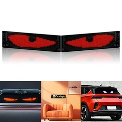 Flexible LED Screen For Auto Windshield Dynamic Devil Eyes Acrylic Ambient LED Matrix Pixel Panel Programmable Text Pattern