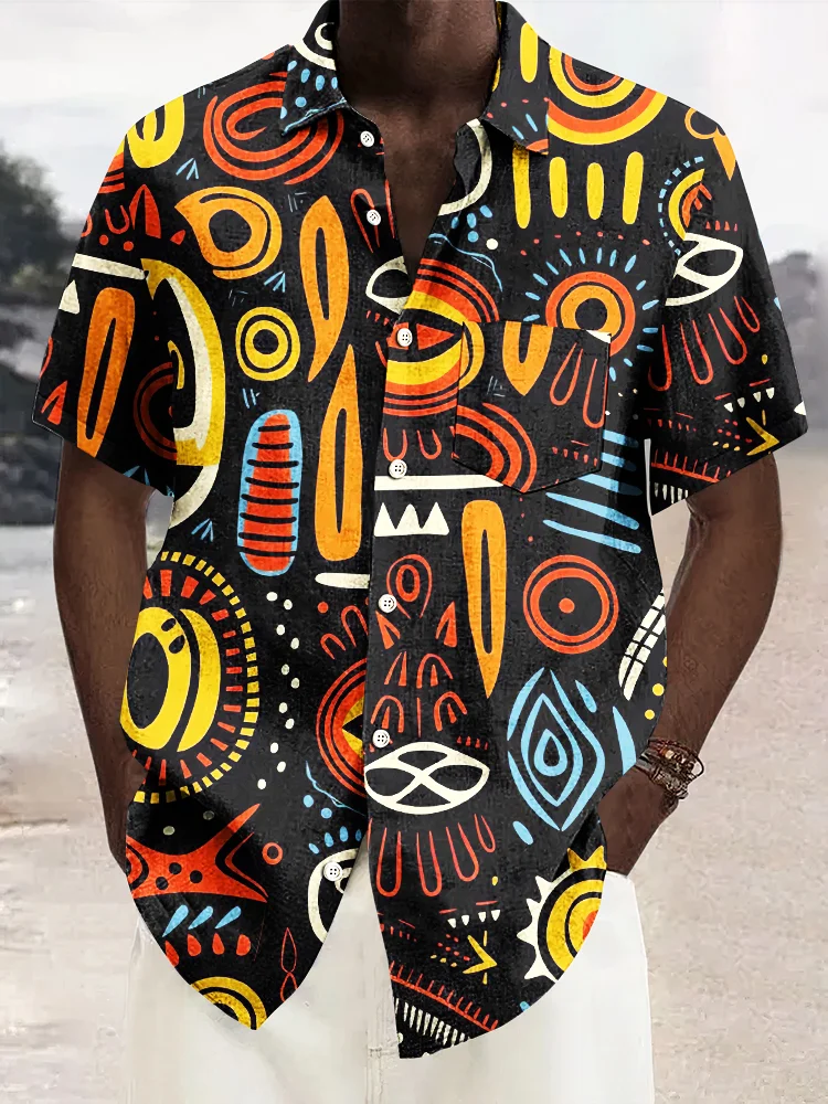 

Hawaii Leaf Tropical Mens Shirt Resort Hawaiian 3D Printed Shirt Outdoor New Vacation Beach Summer Turndown Short Sleeve Shirts