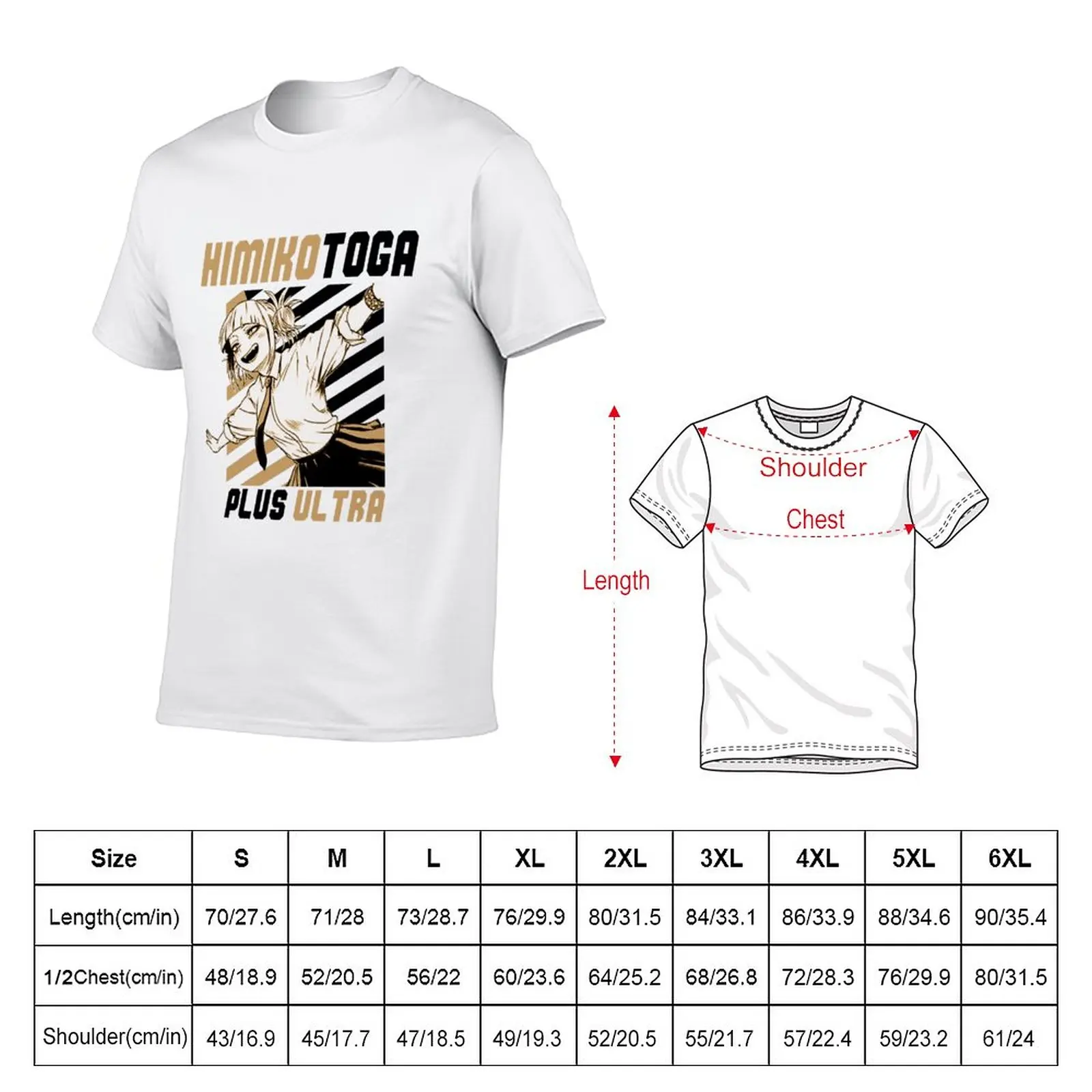 New Himiko Toga T-Shirt funny t shirts boys animal print shirt oversized t shirts mens t shirt