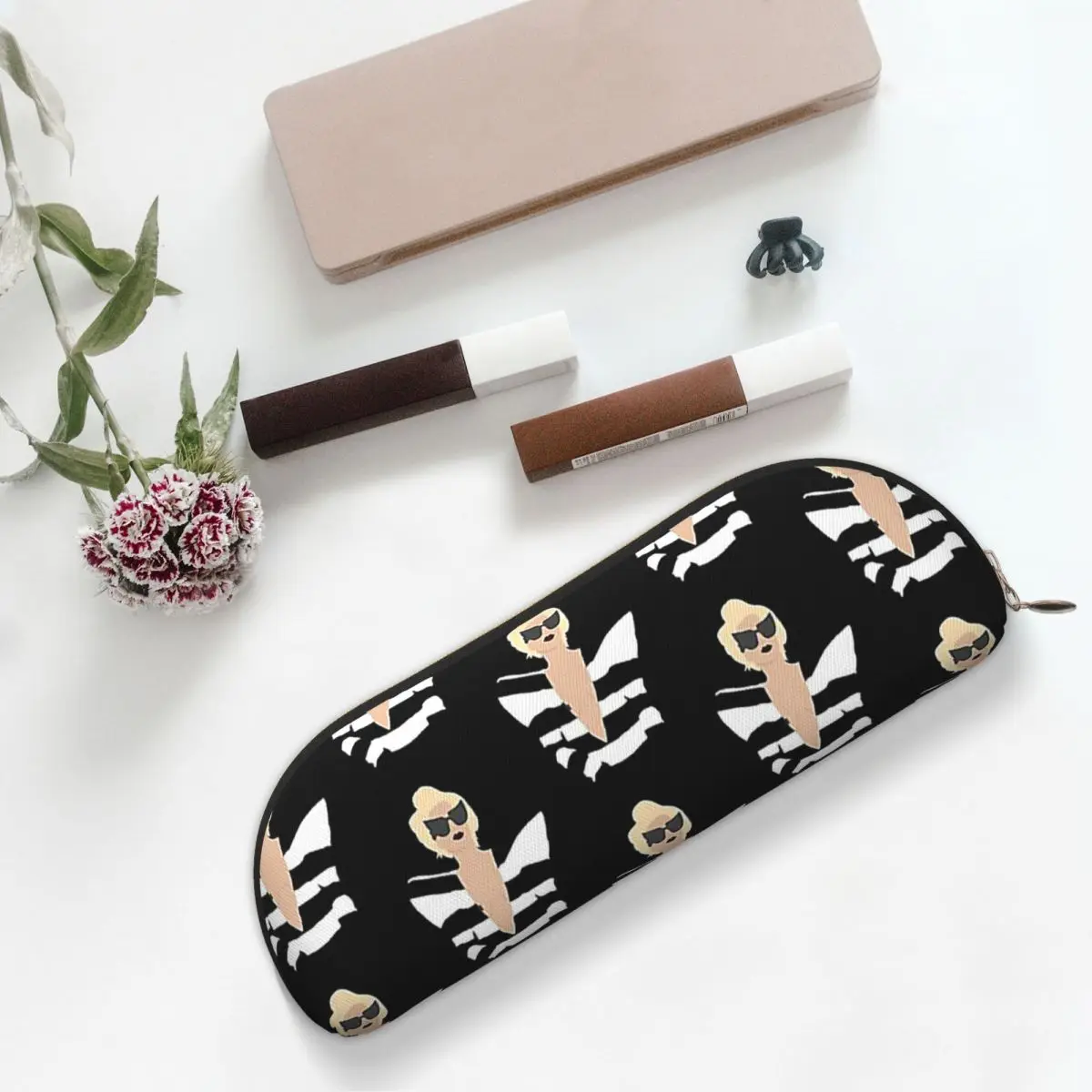 حافظات أقلام رصاص للهاتف من ليدي غاغا، حامل أقلام، لوازم مكتبية للتخزين، صندوق تخزين كبير، حقيبة أقلام رصاص للمدرسة للأولاد والبنات