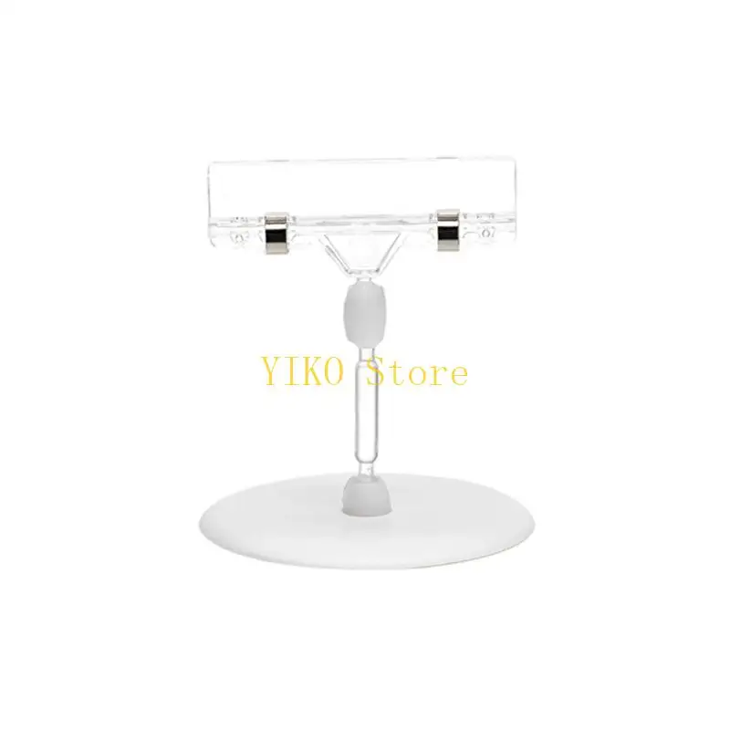 K32C Multi-size Transparent Postcard Holder Advertising Adjustable Photo Clip Holder