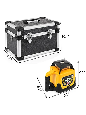 SucceBuy 360 Rotary Laser Level Self-Leveling 500m Vertical Horizontal Scanning Professional Powerful Measurement Construction Tool