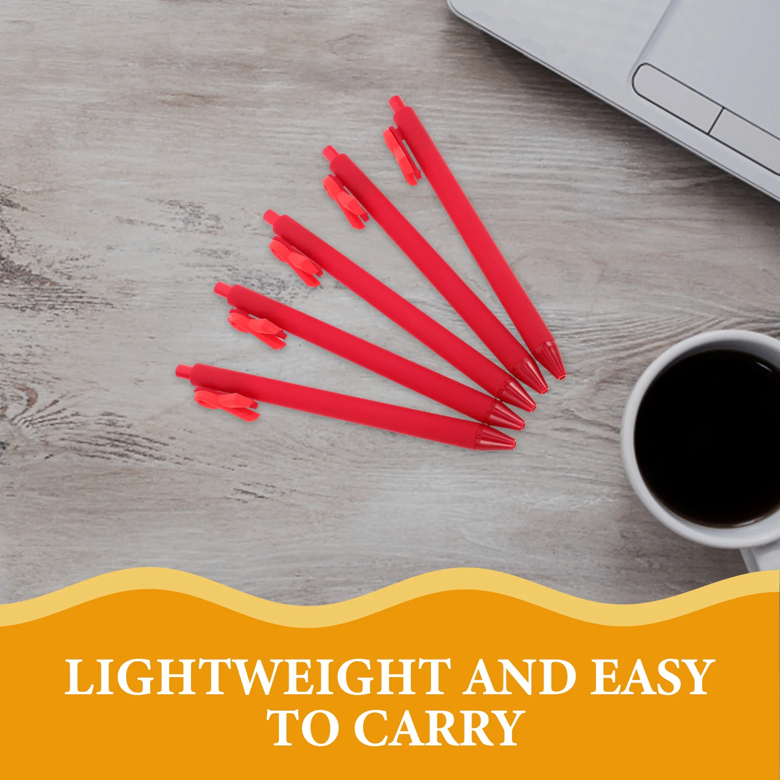 5 قطعة قلم حبر جاف شريطي أداة الكتابة البلاستيكية للطلاب ملاحظة تدوين تدفق الحبر السلس العملي القرطاسية اللوازم المكتبية #5