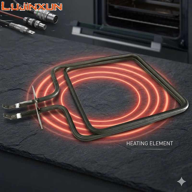 

LUJINXUN 8mm U Type Oxide Green SS304 Heating Pipe Irregular Heater Tube 230V 1800W Electric Heater for Home Applications