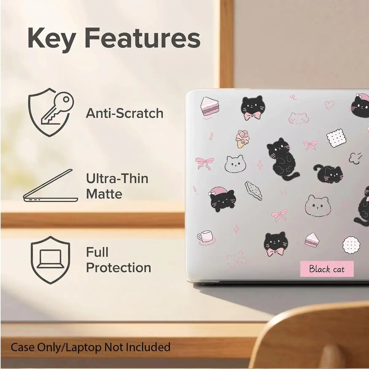 Case for MacBook,compatible with 13 Neo/13.3 Air/13.3 Pro/13.6Air/14.2 Pro/15Air/16.352Pro