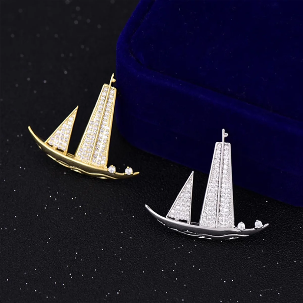 Sailboat Brooch For Men And Women, Fashionable And Exquisite Jewelry, Party Daily Clothing Accessories, Trendy And Cool Gifts