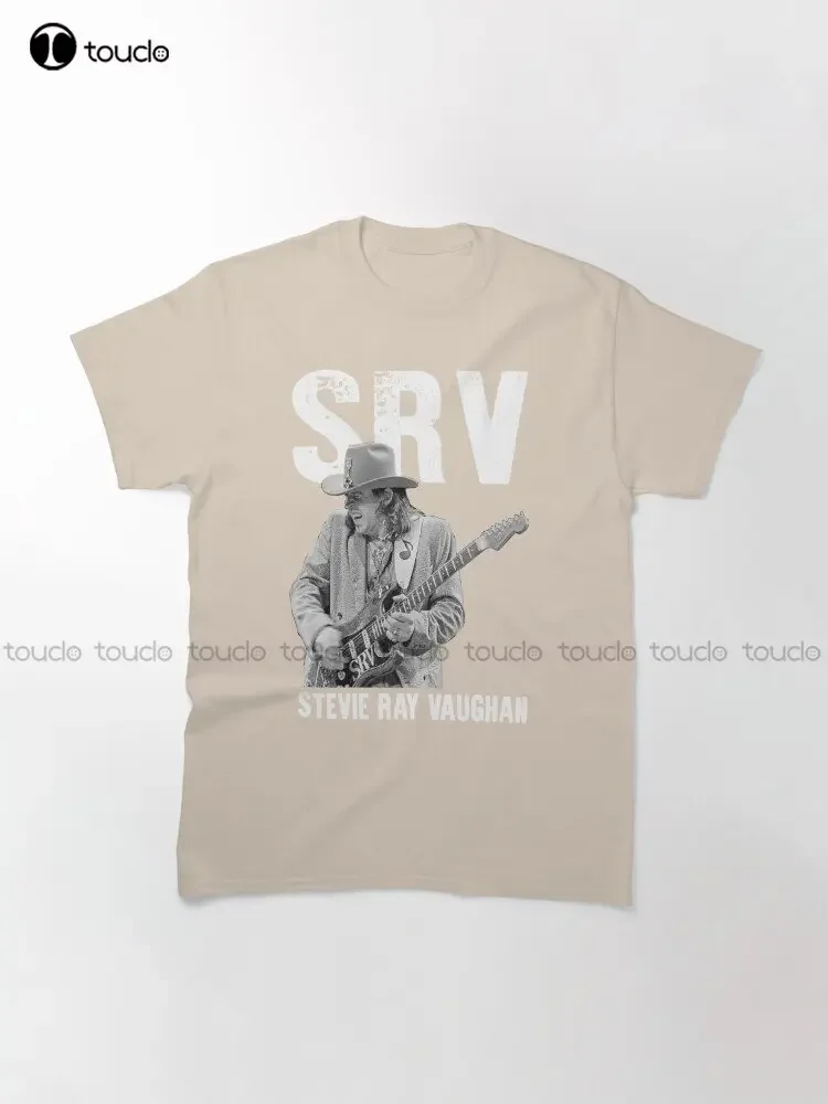 Country Music Stevie Ray Vaughan Classic T-Shirt Custom Aldult Teen Unisex Digital Printing Tee Shirts Custom Gift Xs-5Xl Tshirt