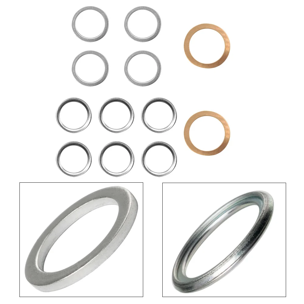 Kit de 12 juntas y arandelas de retén para tapón de drenaje de diferencial y caja de transferencia para Toyota 4Runner Land Cruiser Lexus 90430-24003