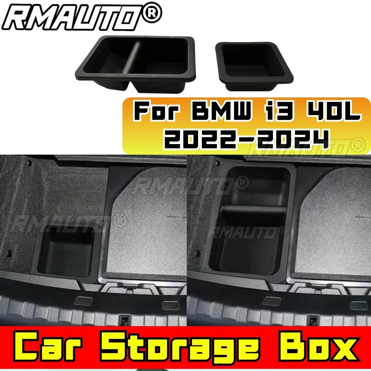 

Car Storage Box Rear Trunk Storage Box Accessories For BMW i3 40L 2022-2024 Car Storage Body Kit Exterior Part