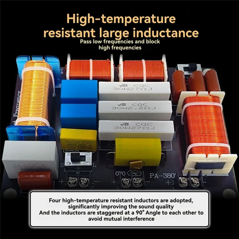 A99E-3 Way 800W High Power Multi Speaker High Medium Low 3 Way Frequency Converter Adjustable Frequency Divider