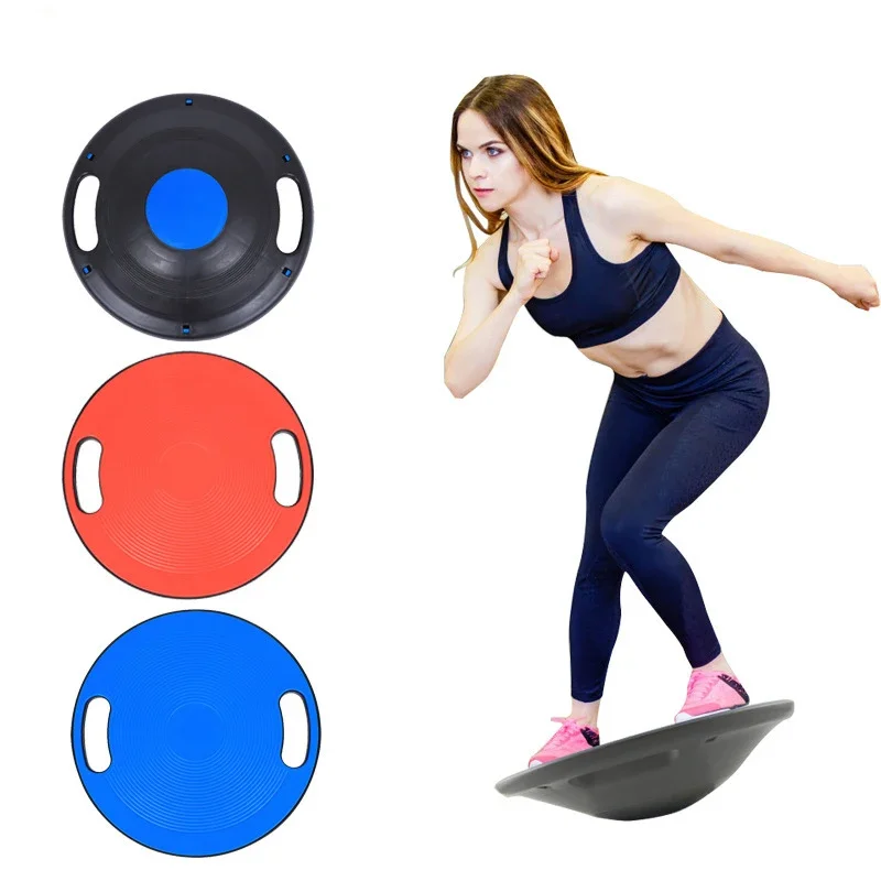 

Round Plate Waist Twisting Training Sports plastic fitness yoga gym wobble handle balance board