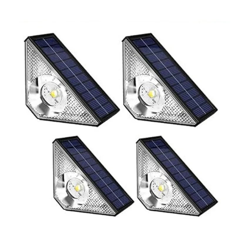 ABUL-4Pack 태양광 계단 조명(외부용), 태양광 계단 조명(계단, 파티오, 마당, 데크, 벽용)