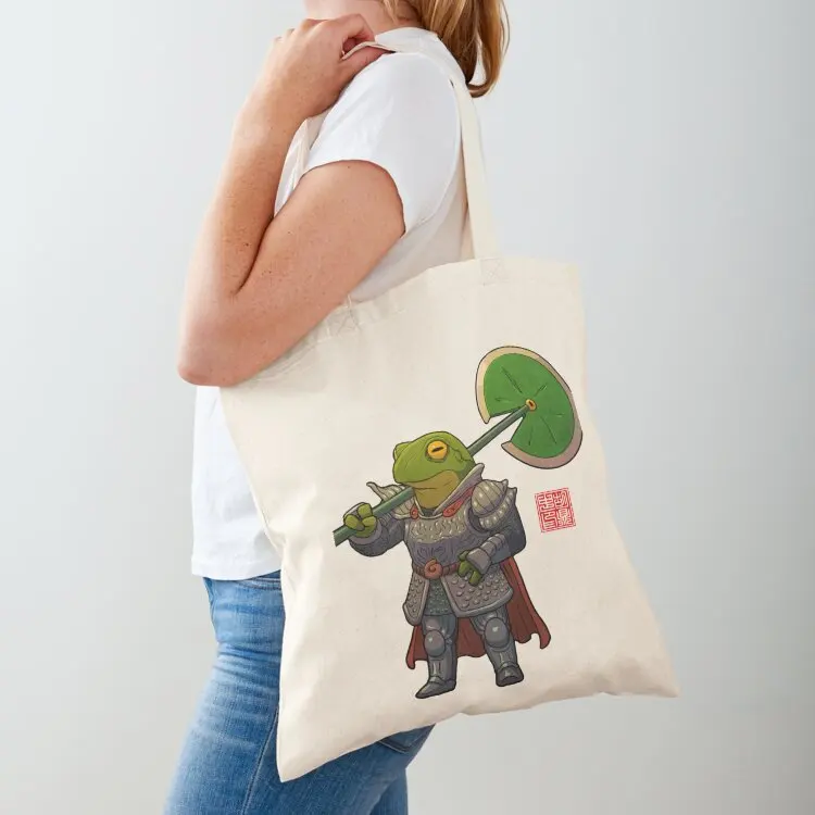 

Frog Fighter Fantasy Armored Heavy Warrior Tote Bag women bag Beach bag tote women shopping trolley