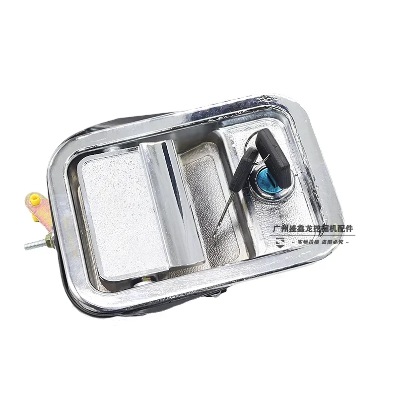 Cerradura de puerta de cabina de carretilla elevadora, 505c, Liugong 30E 50, accesorios de bloqueo, 50C, 30E, 40B, bloques de manija interior y exterior