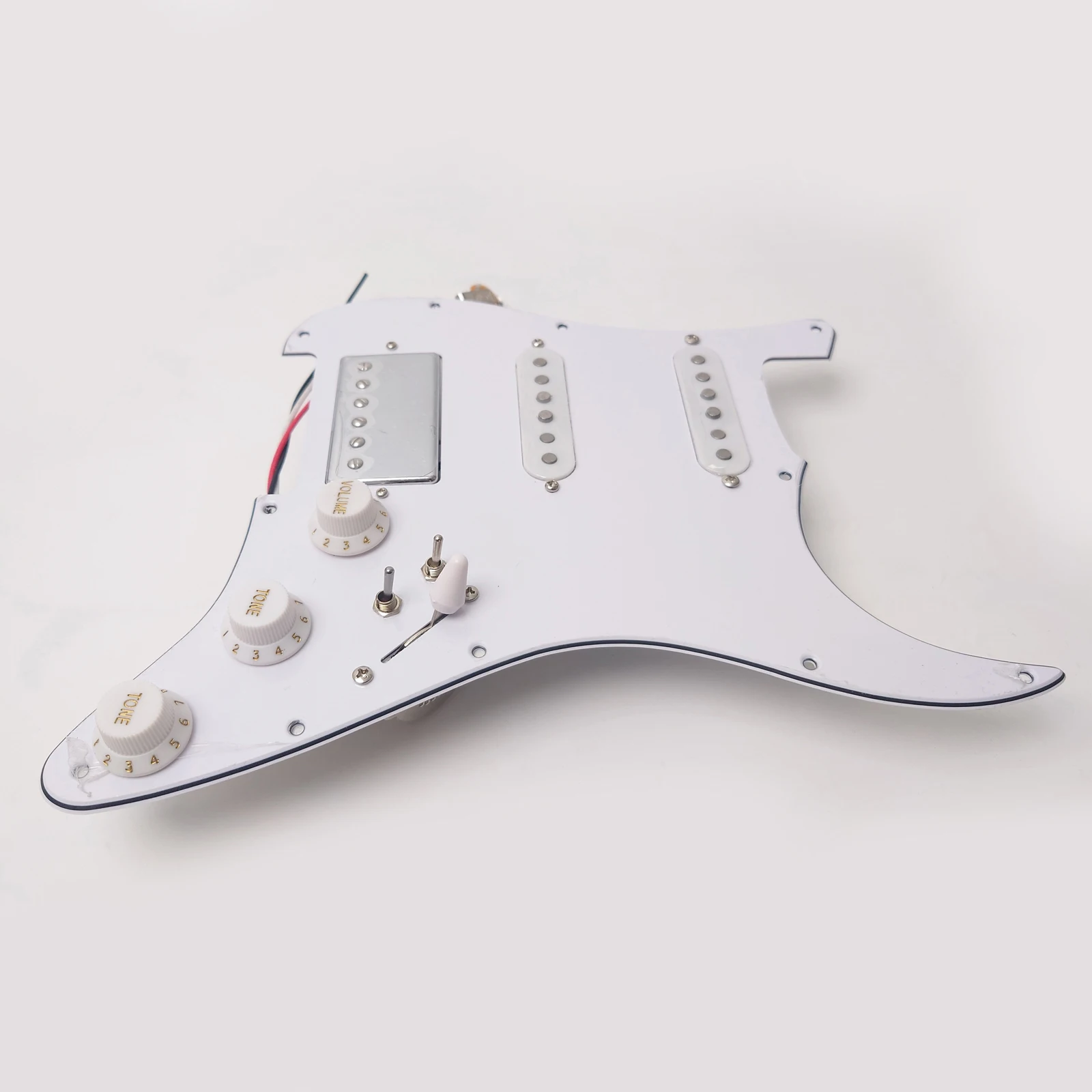 กีตาร์ Prewired โหลด Pickguard ชุด,SSH Alnico 5 Humbucker Pickups สําหรับกีตาร์ ST กีตาร์ไฟฟ้าเปลี่ยนชิ้นส่วน