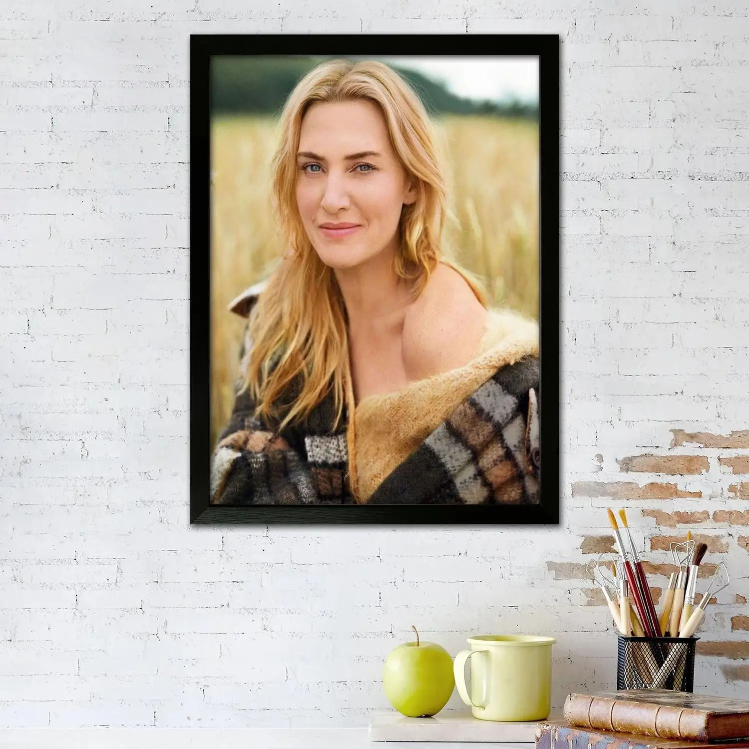 كيت وينسليت ليوناردو دي كابريو ملصق فني قماشي وفن جداري، طباعة صور، ديكور غرفة نوم عائلية حديثة، لوحة زخرفية