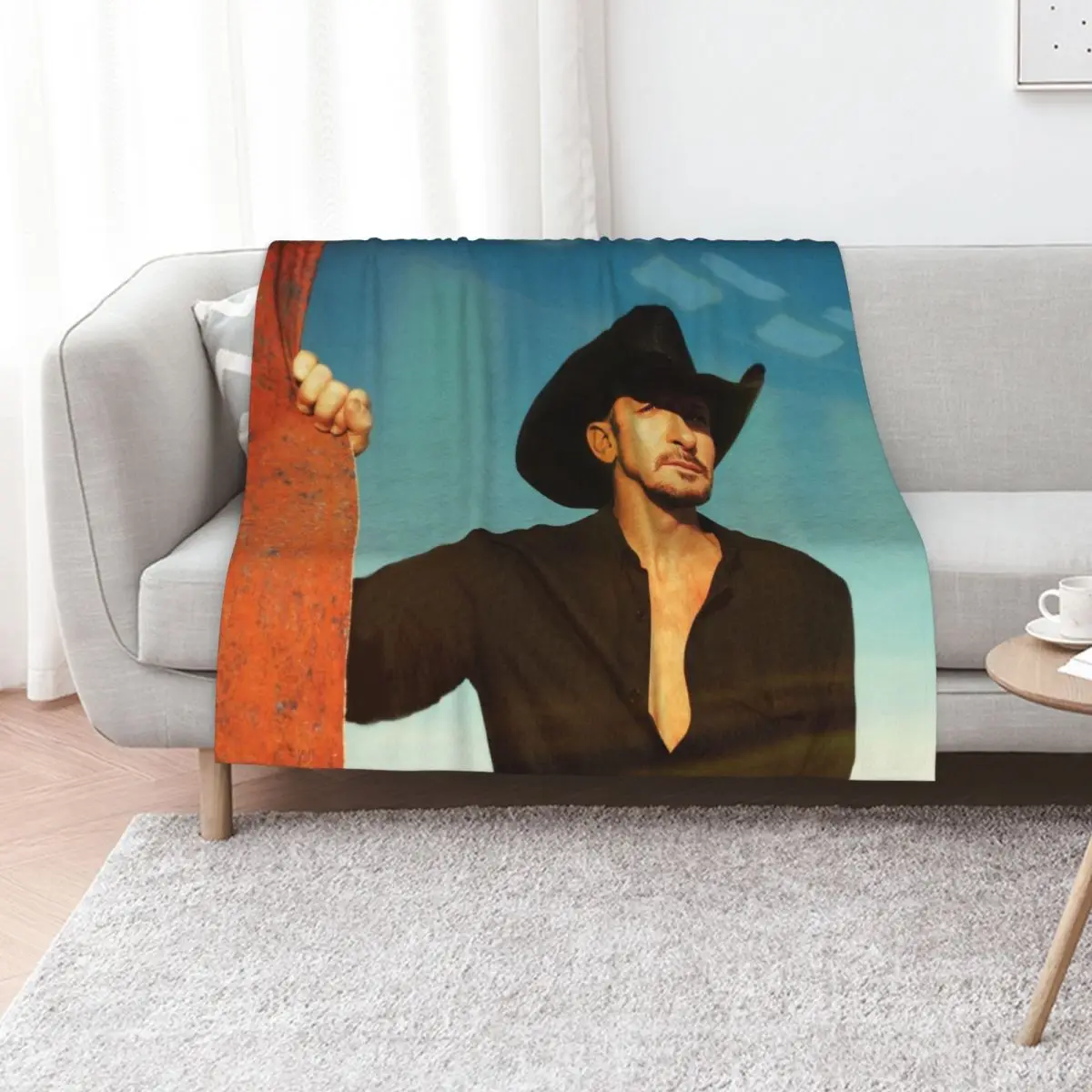 Tim Mcgraw Long Think About Throw Blanket Blankets For Baby Thin Luxury Throw blankets and throws Designers Stuffeds Blankets