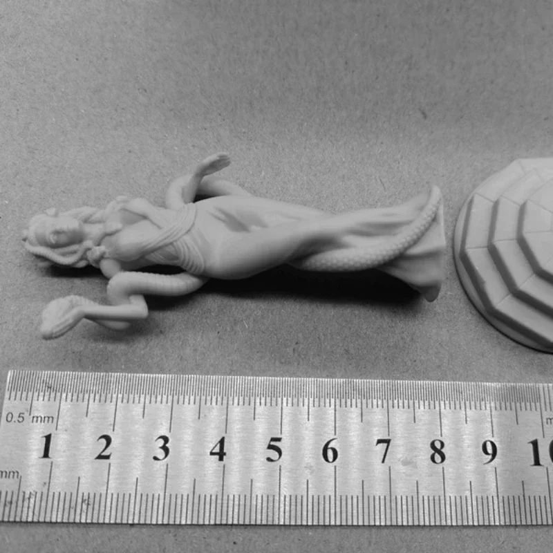 1/24 수지 그림 모델 키트 75mm 메두사 여왕 Diy 조립 모델 키트 조립되지 않은 디오라마 및 도색되지 않은 인형 취미 장난감