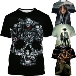 Summer fashion trend 3D printing creative popular movie T-shirt unisex casual round neck short sleeved T-shirt top