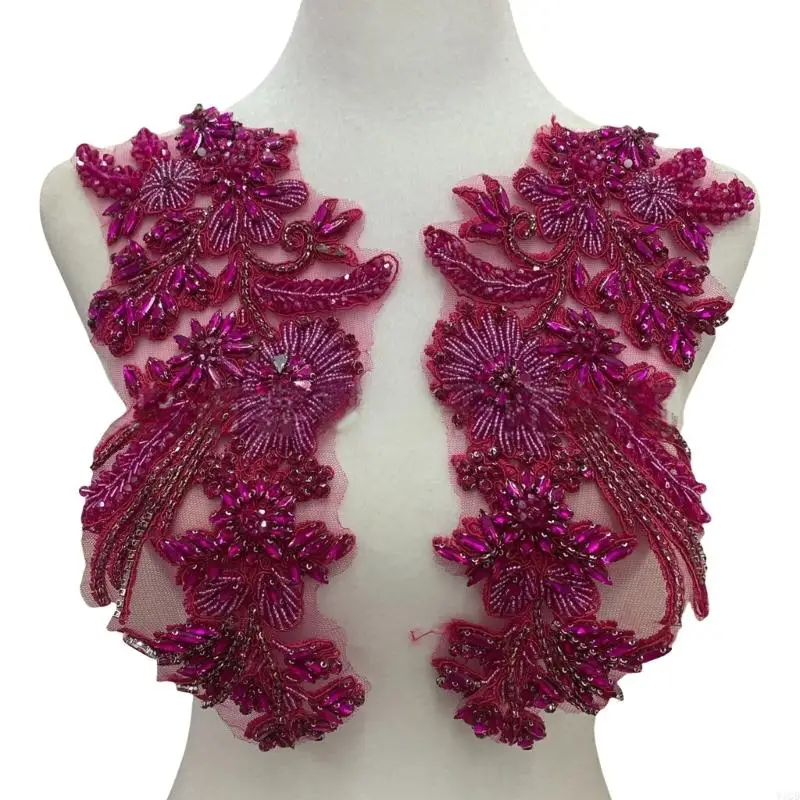 

Fashionable Flower Applique Sewing On Patches for Clothing Costume Decoration