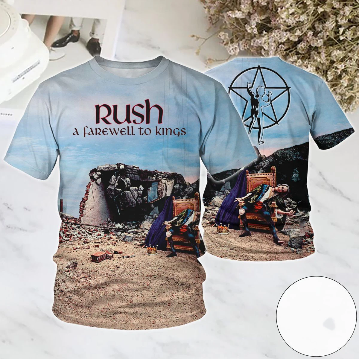 Beliebtes Rock Rush Album 3D-Druck T-Shirts Sommer Neu Herren Damen Hip-Hop Trend Kurzarm T-Shirt Street Casual Oversized Y2k Top – Detail 14