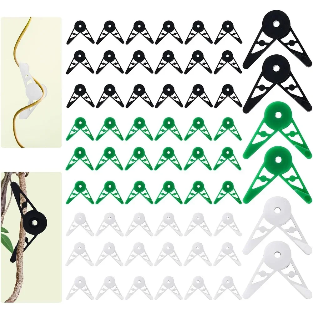 For Efficient Gardening Adjustable Plant Support Bending Support Clips 3.2 Cm Low-Stress Plant Training For Gardening