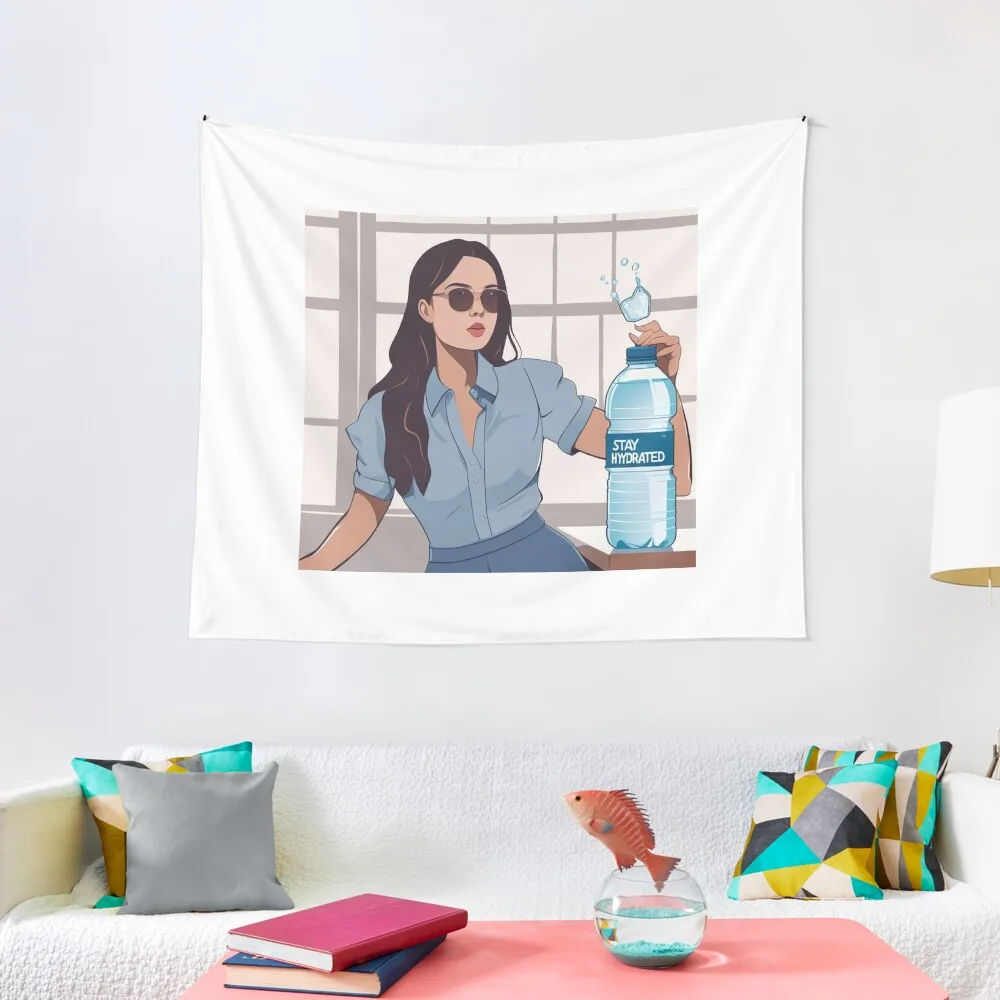 

hydrate or die Tapestry Korean Room Decor Decor For Room Decorative Wall Murals Tapestry