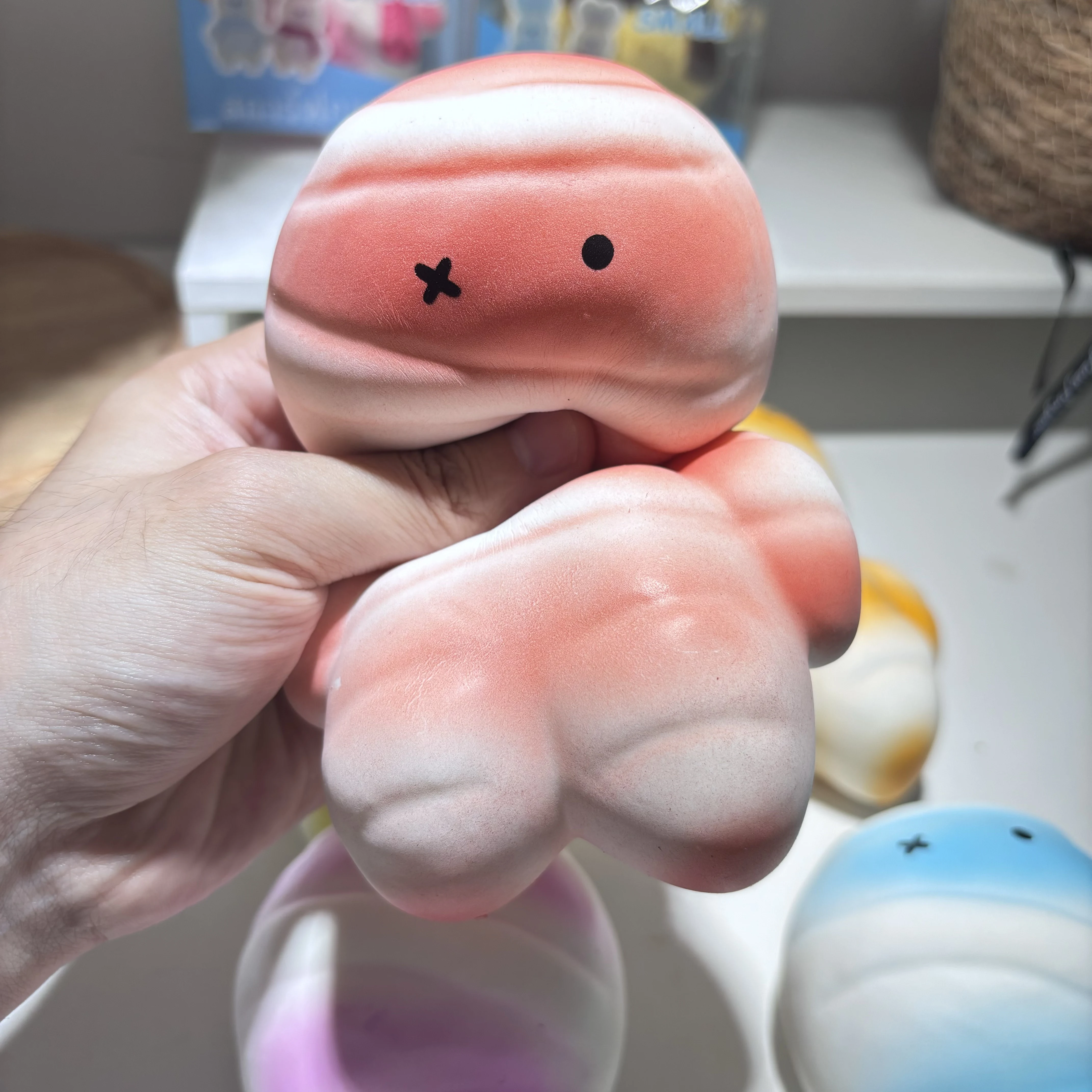 Halloween Mummy Character Squishies Slow Rising Squeeze Toy Kawaii Stress Relief Anti‑anxiety Toy for Party Gift Decor