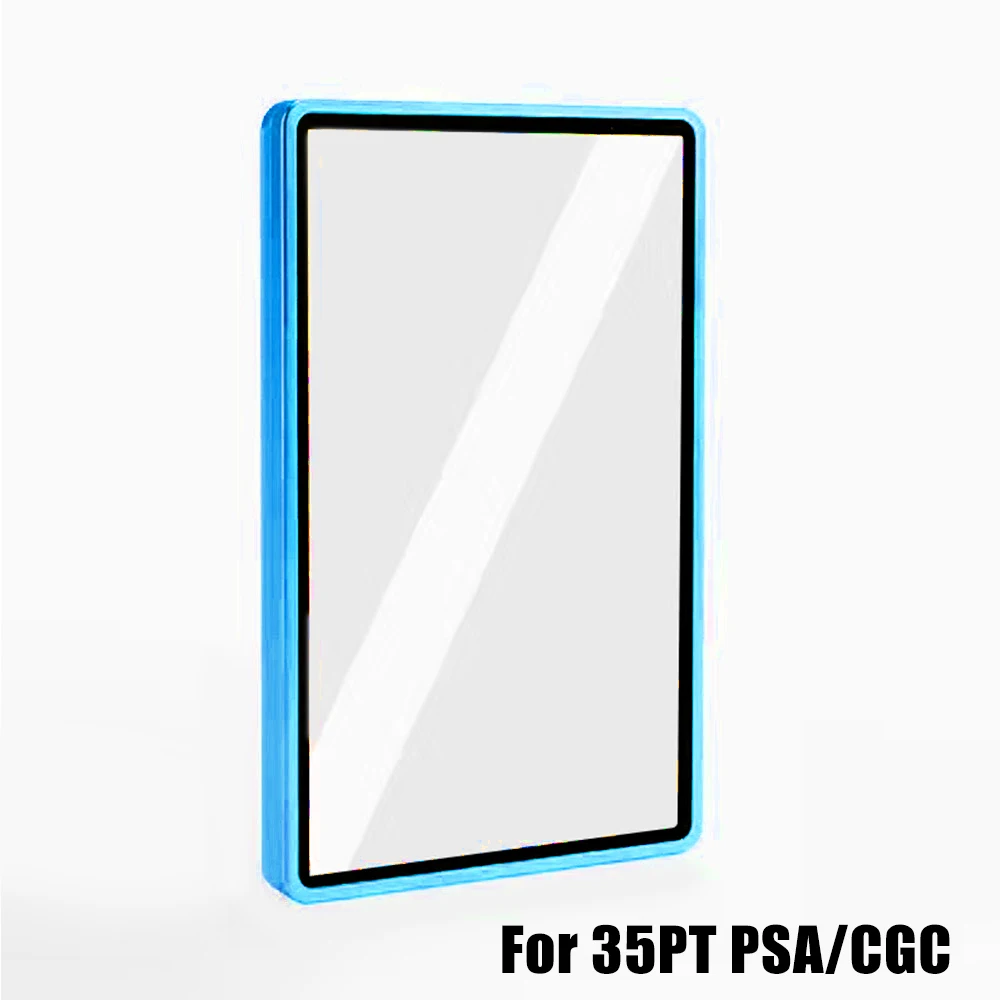 35-130PT Mehrfarbige Aluminiumlegierung Schutzhülle für PSA CGC BGS Graded Card Slabs, gehärtetes Glas Sammelkartenhalter