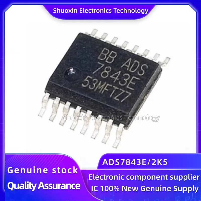 

10 Pieces/Batch 100% New Ads7843E/2K5 Ssop-16 12-Bit Analog Converter Chip