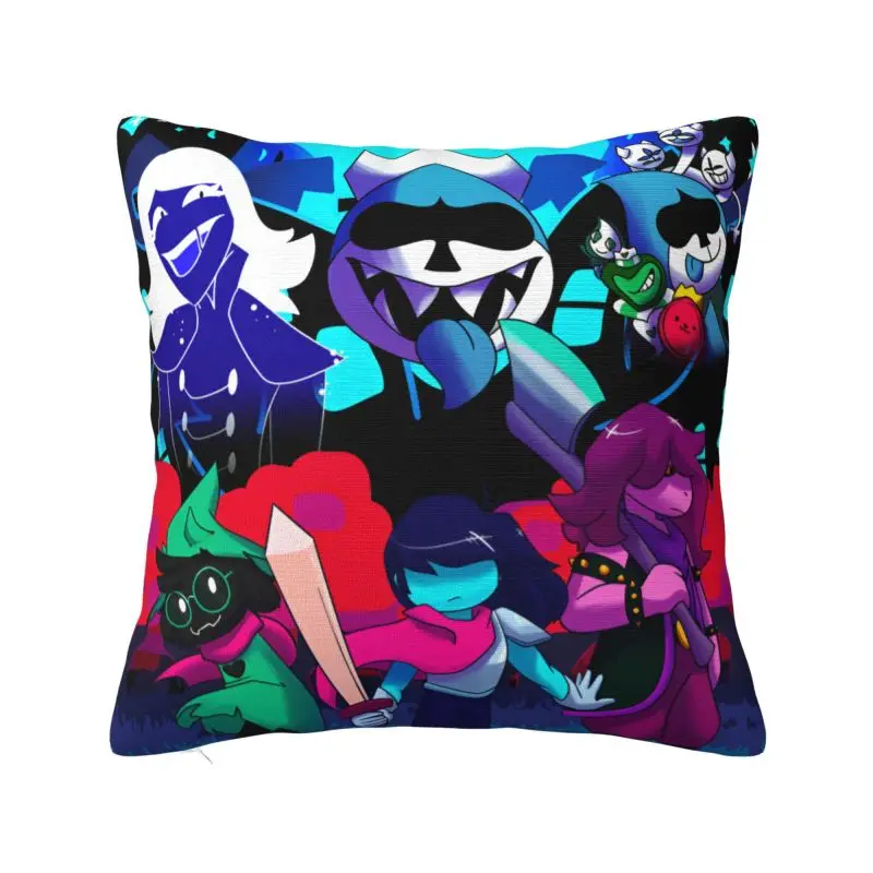 Nordic Video Game Deltarune Cushion Cover 40*40 cm Polyester Throw Pillow Case Home Decorative Sofa Chair Pillowcase