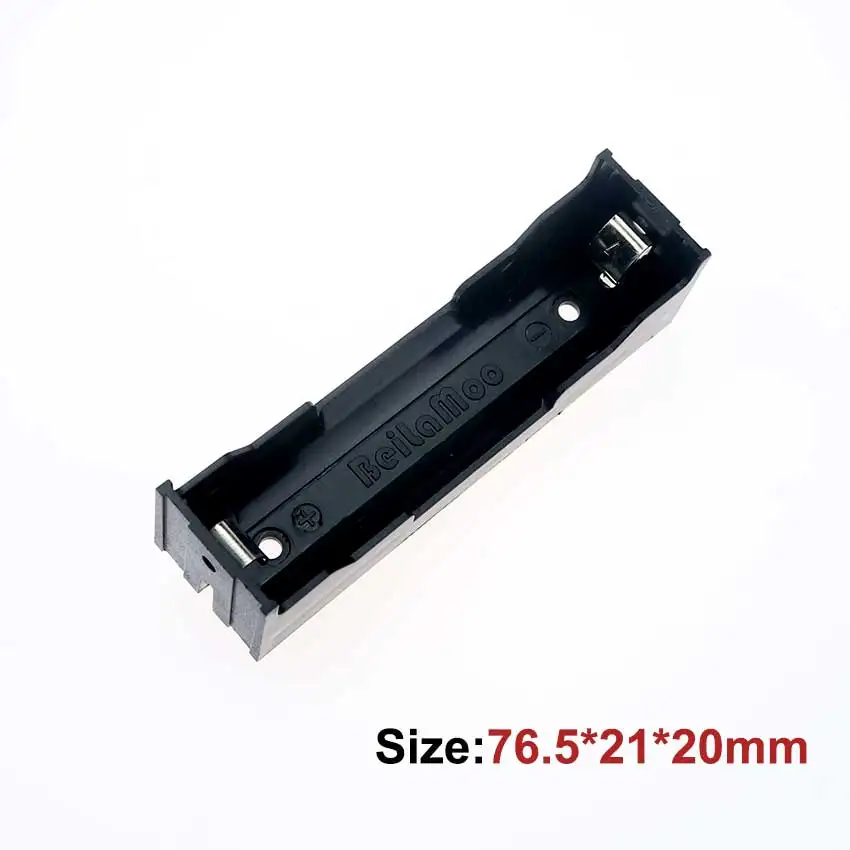 JCD 18650 Power Bank Cases 1X 2X 3X 4X 18650 Battery Holder Storage Box Case 1 2 3 4 Slot Battery Container With Wire Lead