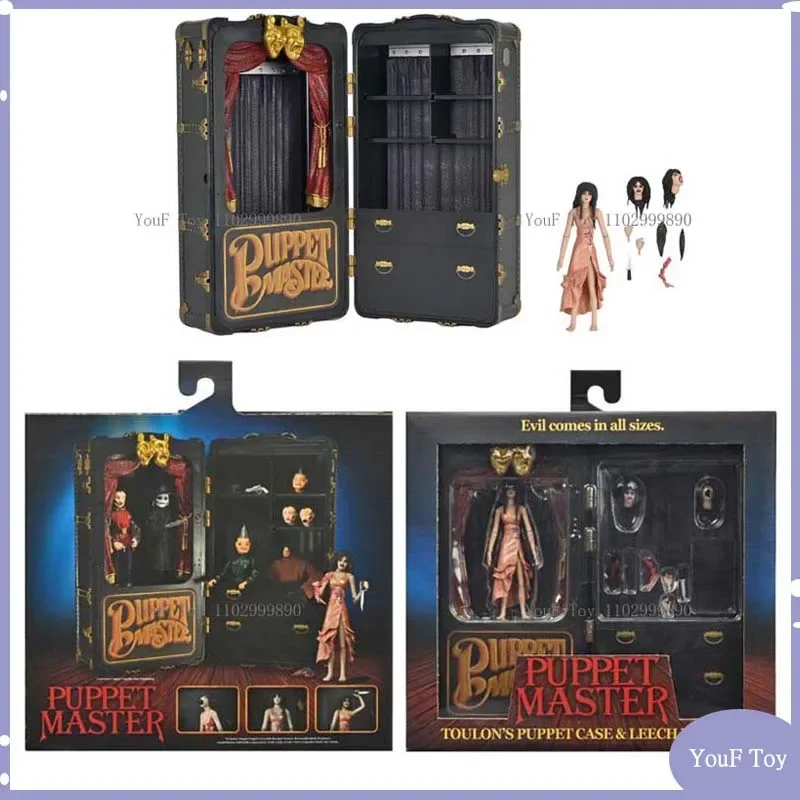 

New Presale Neca 45591 Puppet Master Toulon's Puppet Case Leech Woman Anime Action Figure Model Doll Collection Kid Toy Gifts