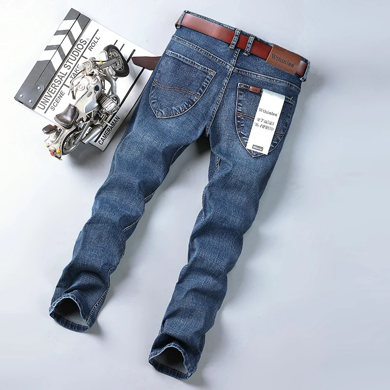 2024 New Men's Luxury Classic Men's Jeans Business Spring and Summer Leisure All-Match Stretch Denim Men's Trousers