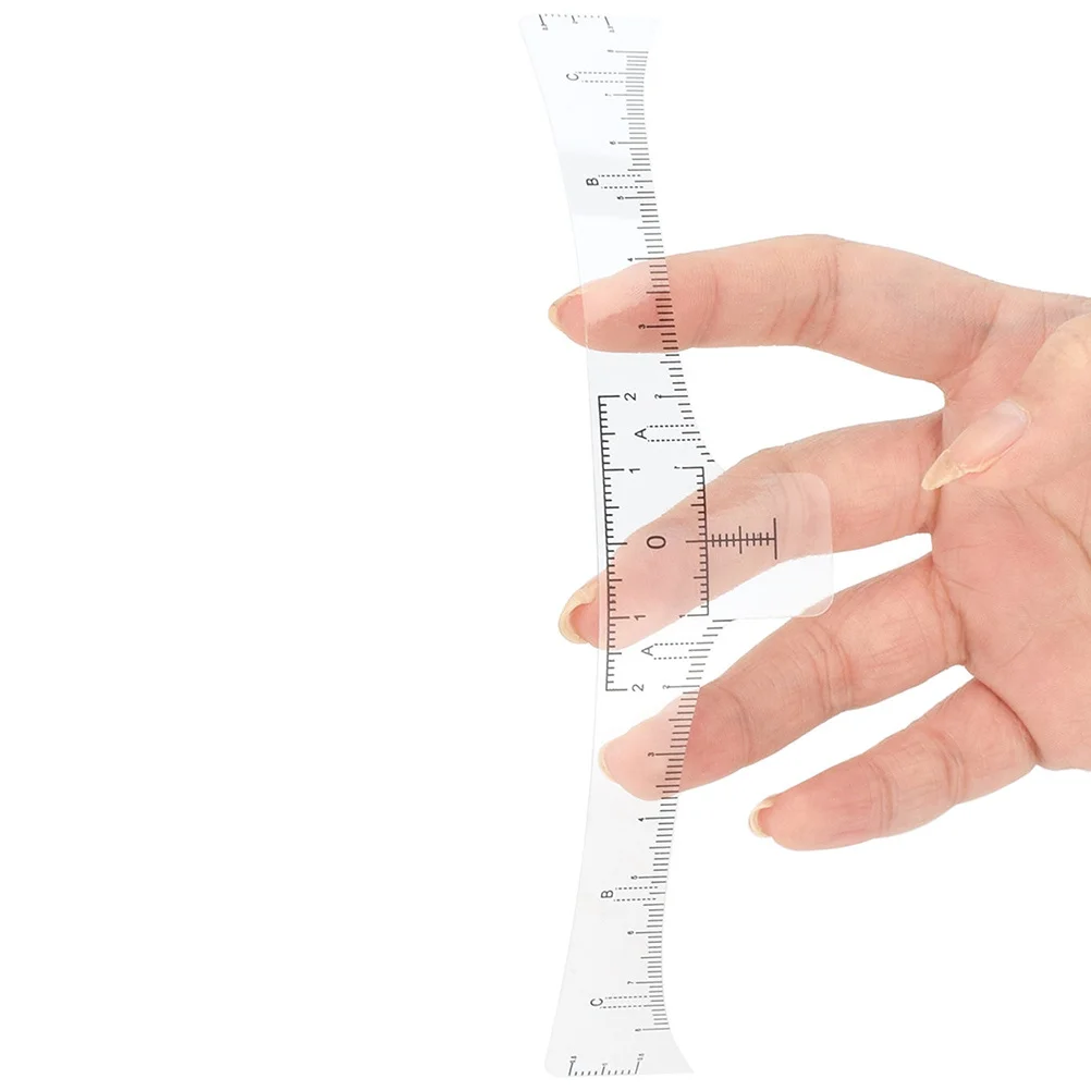 100 قطعة مجموعة الاستنسل القابل للتصرف حاكم الحاجب لقياس مريحة الحاجب ماكياج الحاجب خط تحديد المواقع #2