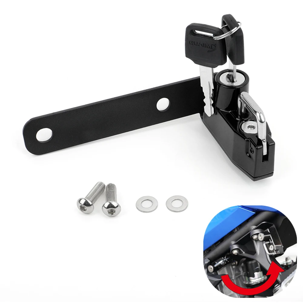 

For Kawasaki Ninja 400 2018 2019 2020 2021 Ninja 250 18-21 Motorcycle Helmet Lock Bloqueo De Casco