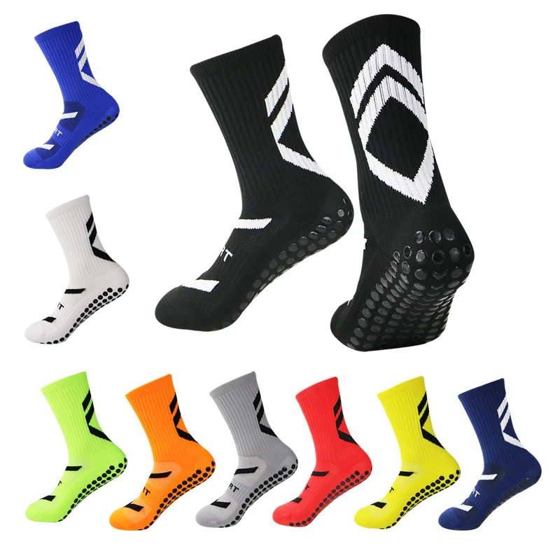 

2023 Soccer Football Anti Socks Slip Men port Grips Crew Socks