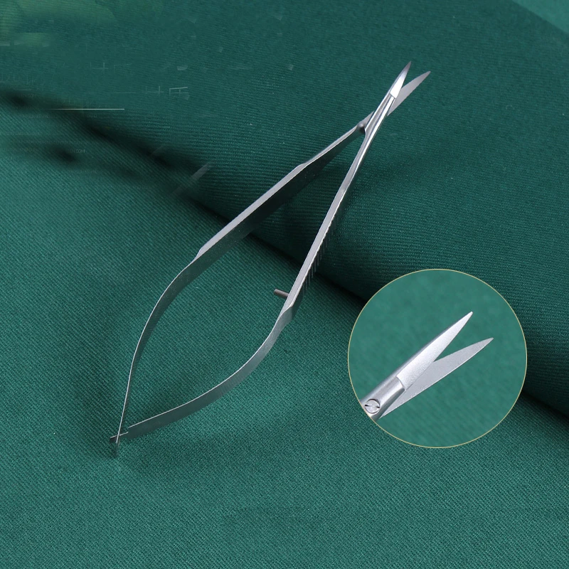 Titanium/stainless steel Dental Scissors Ophthalmic Surgery Ophthalmic Instruments 12.5cm