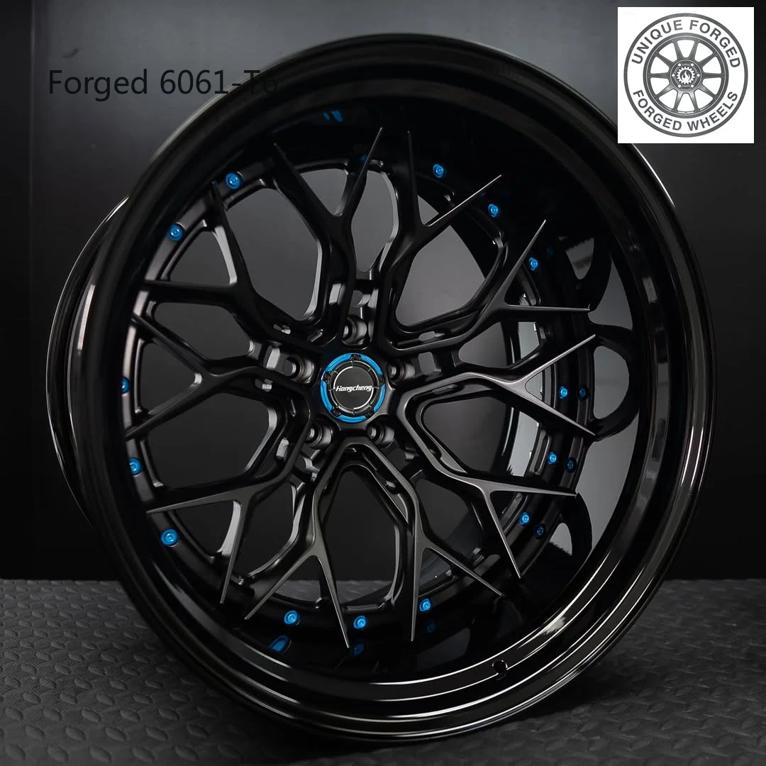 

2026 New Design High-End T6061 Forged Deep Dish Concave Alloy Wheels 18 19 20 21 22 23 24 Inch 5X112 5X108 5X114.3 5X120 Hubs 2