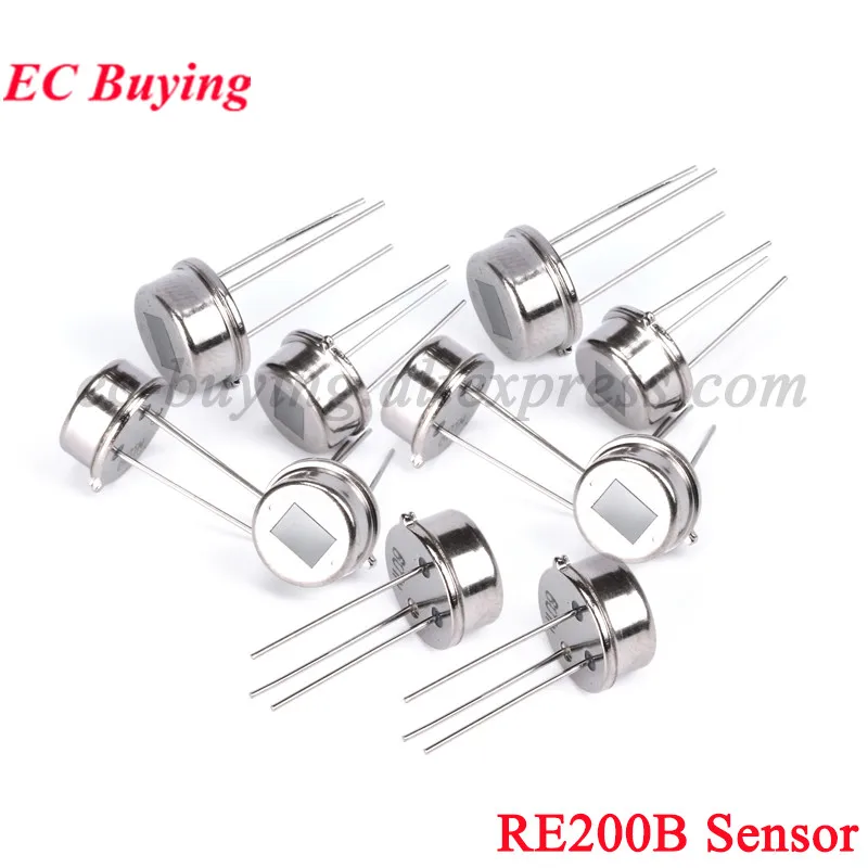 10pcs/1pc RE200B SN200B00 PIR Human Infrared Radial Sensor RE200B-P KP500B-P Dual Pyroelectric Sensors 2.2-15V