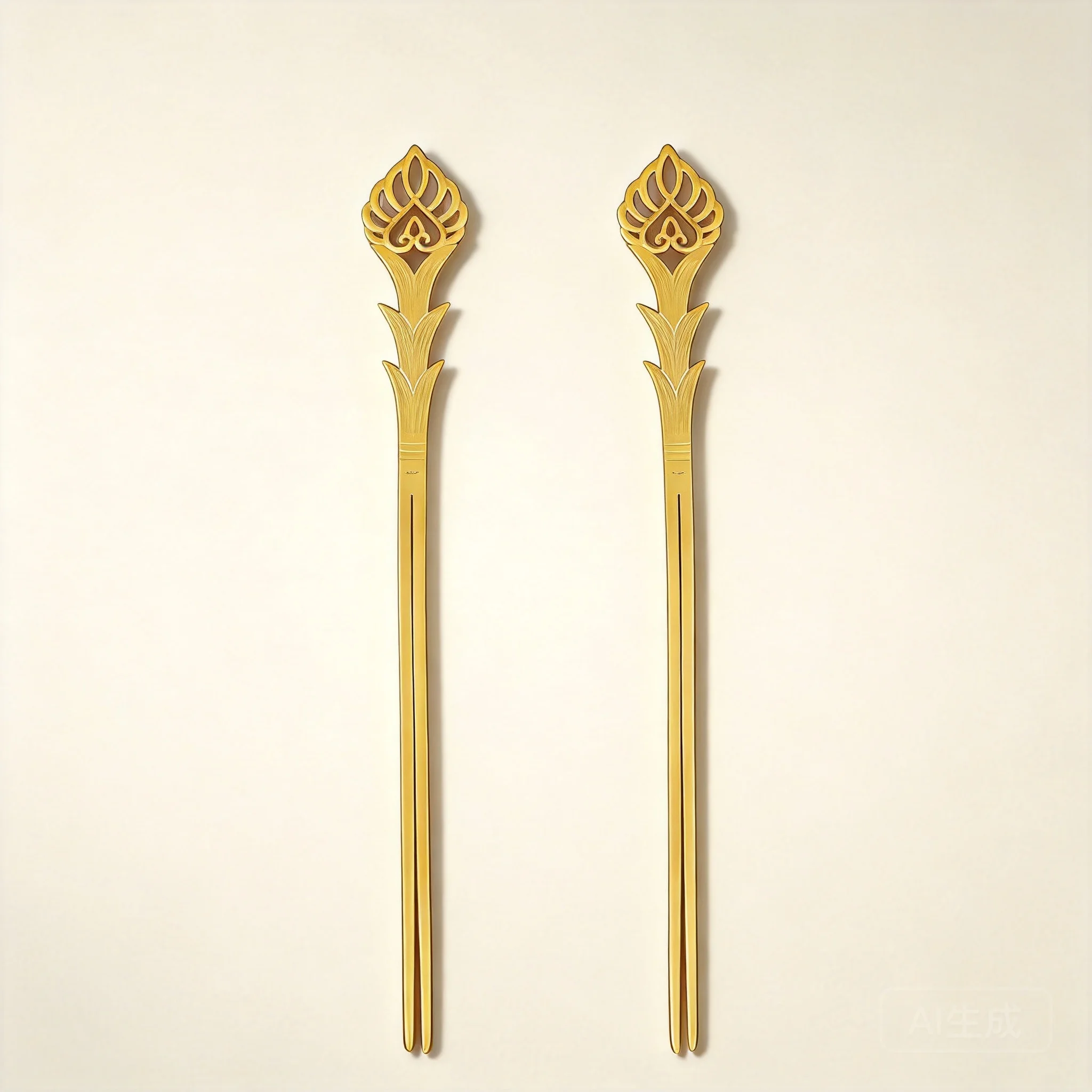 Chinese Traditional Tang Dynasty Dunhuang Flying Apsaras Auspicious Lucky Gold Hairpin Blessing Hair Stick For Hanfu Cosplay Par