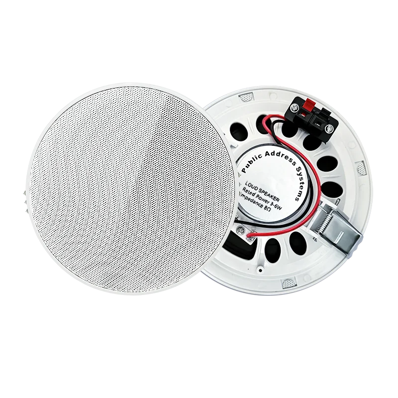 5 inch Ceiling Speaker Passive Roof Speaker Stereo Sound Frameless Narrow Edge Shell Woofer Speaker