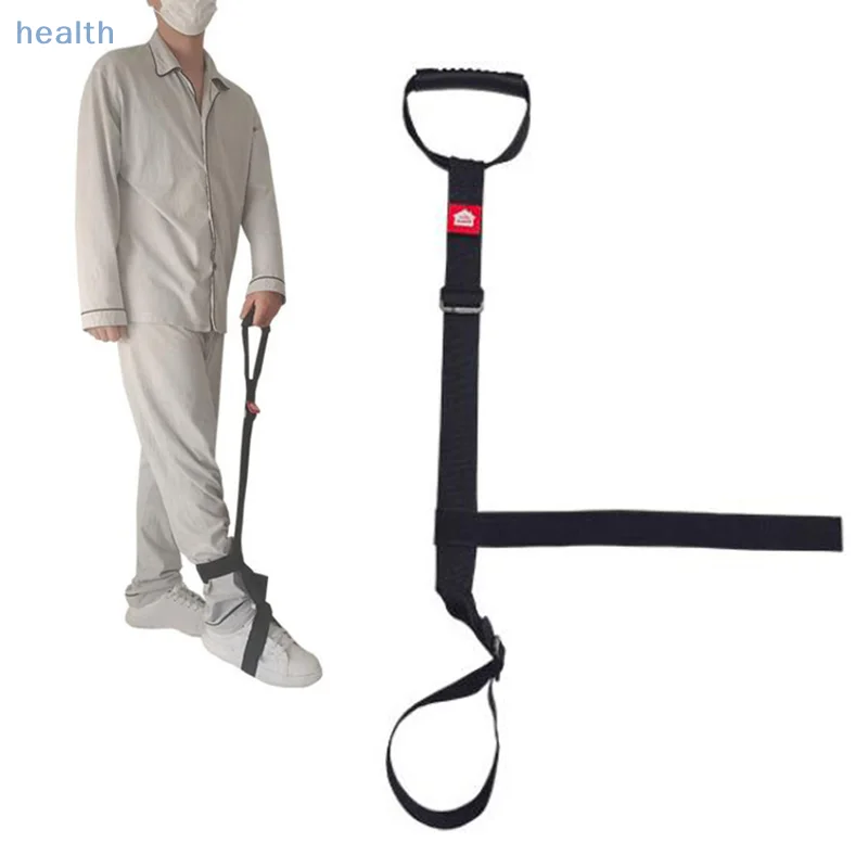 

Black PP Webbing Leg Lifting Belt Multi Use Leg Lift Strap Disabled Accessories Wear Resist Leg Train Strap Health Care Braces