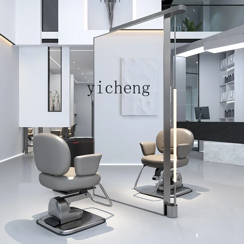 

ZC barber shop mirror hairdresser mirror table hair salon special double-sided mirror floor-to-ceiling wall hanging