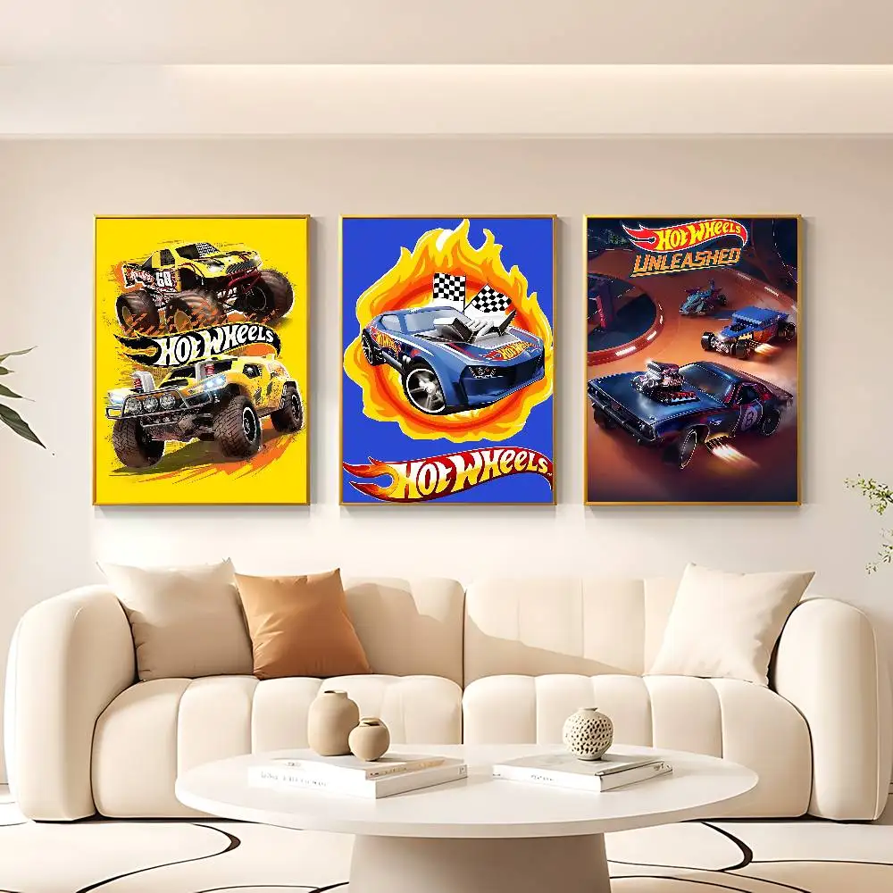 ملصقات عتيقة ذات طابع عجلات ساخنة لزجة عتيقة لغرفة المنزل والمقهى ديكور غرفة كاواي #4