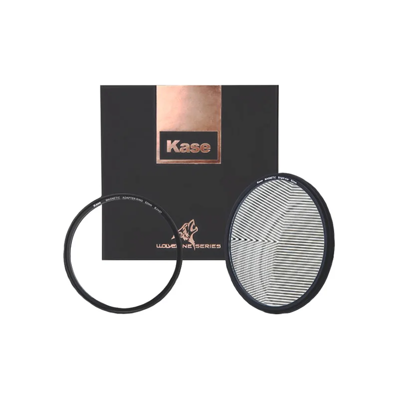 فلتر مغناطيسي من Kase Star Focusing Wolverine مع حلقة محول لعدسة الكاميرا